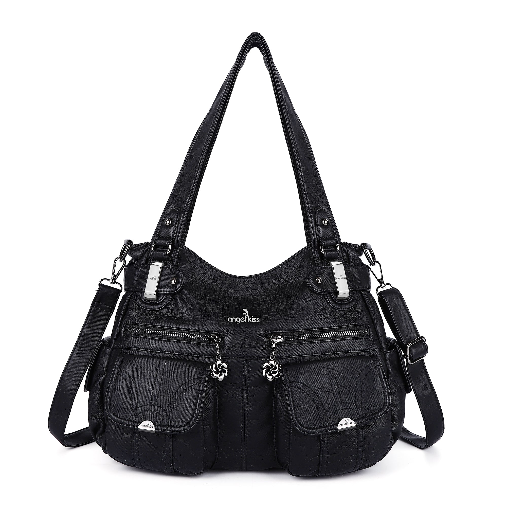 Fashionable  Handbags Women Tote Shoulder Top Handle Satchel Hobo Bags-Angelkiss Bag