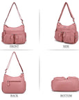 Creative spacious diagonal bag