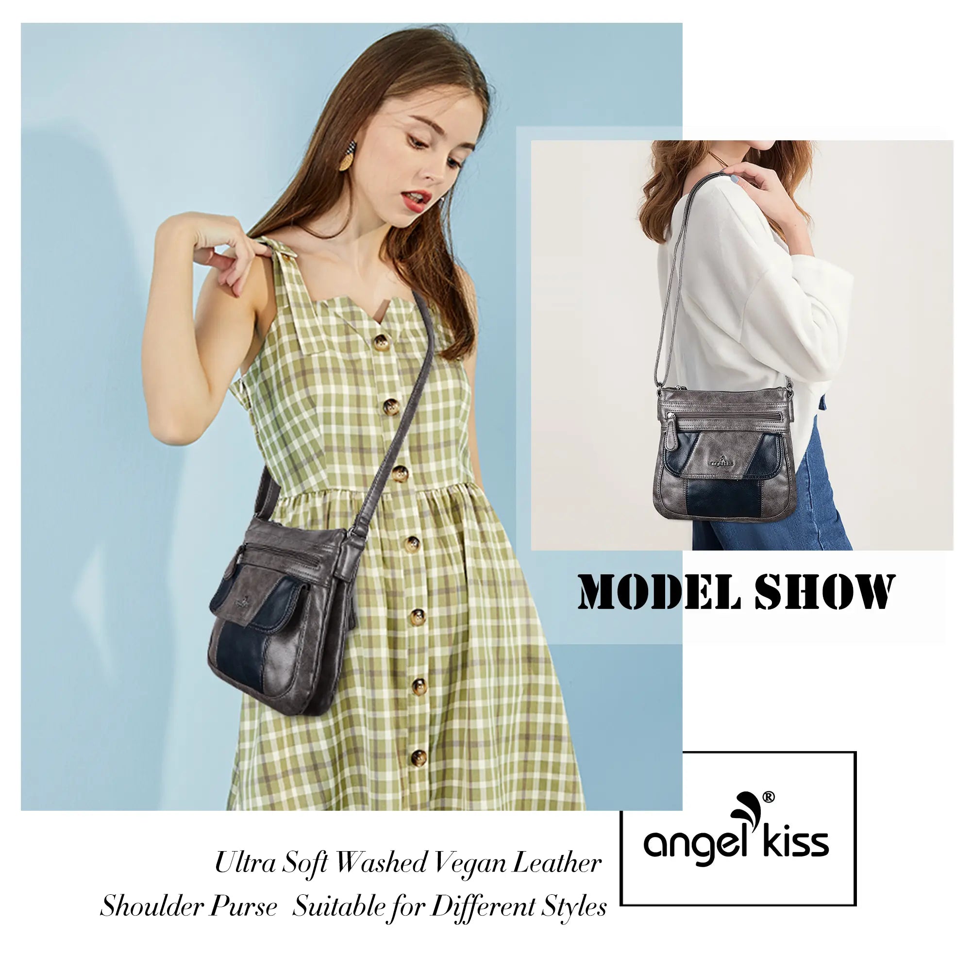 Bolso de hombro ligero y cómodo para uso diario para mujer