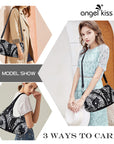Hobo Leopard print Shoulder Handbag-Angelkiss Bag