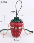 3D Strawberry Crossbody Bag | Handbag