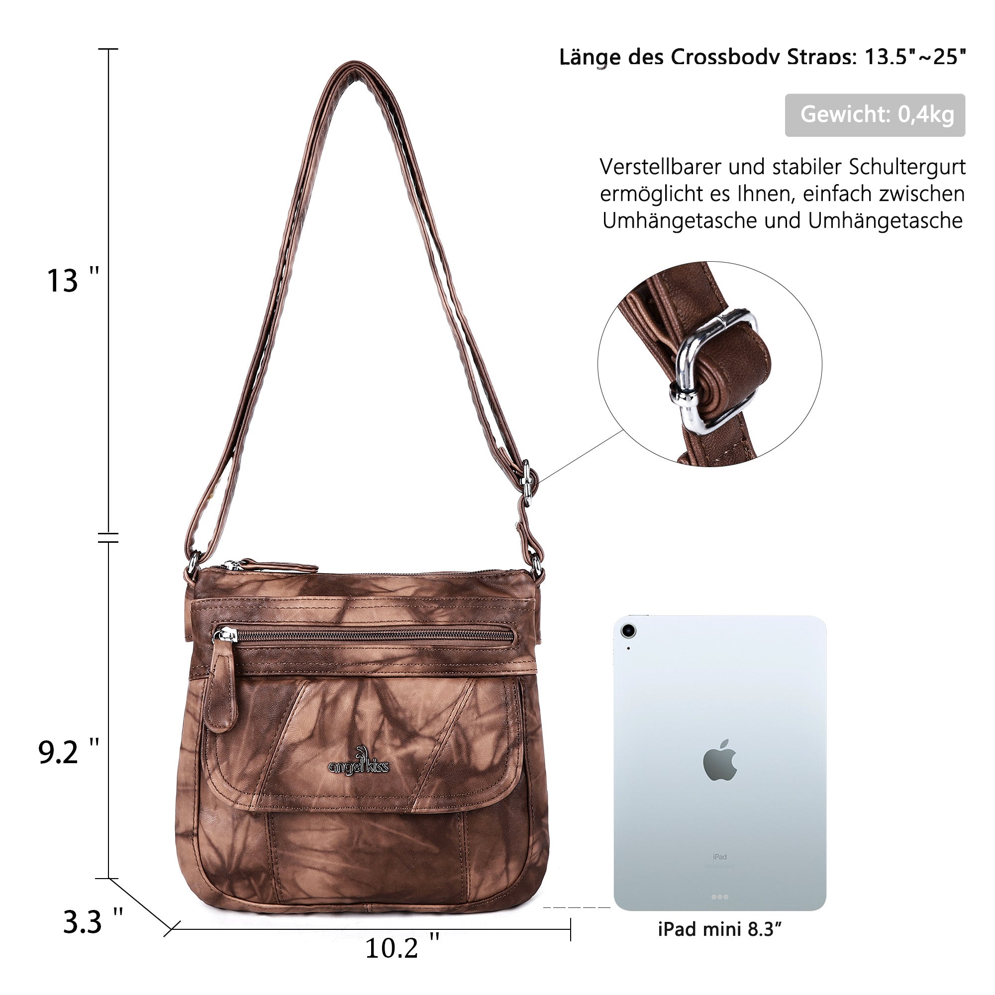 Women's tie-dye Daily shoulder bag-Angelkiss Bag