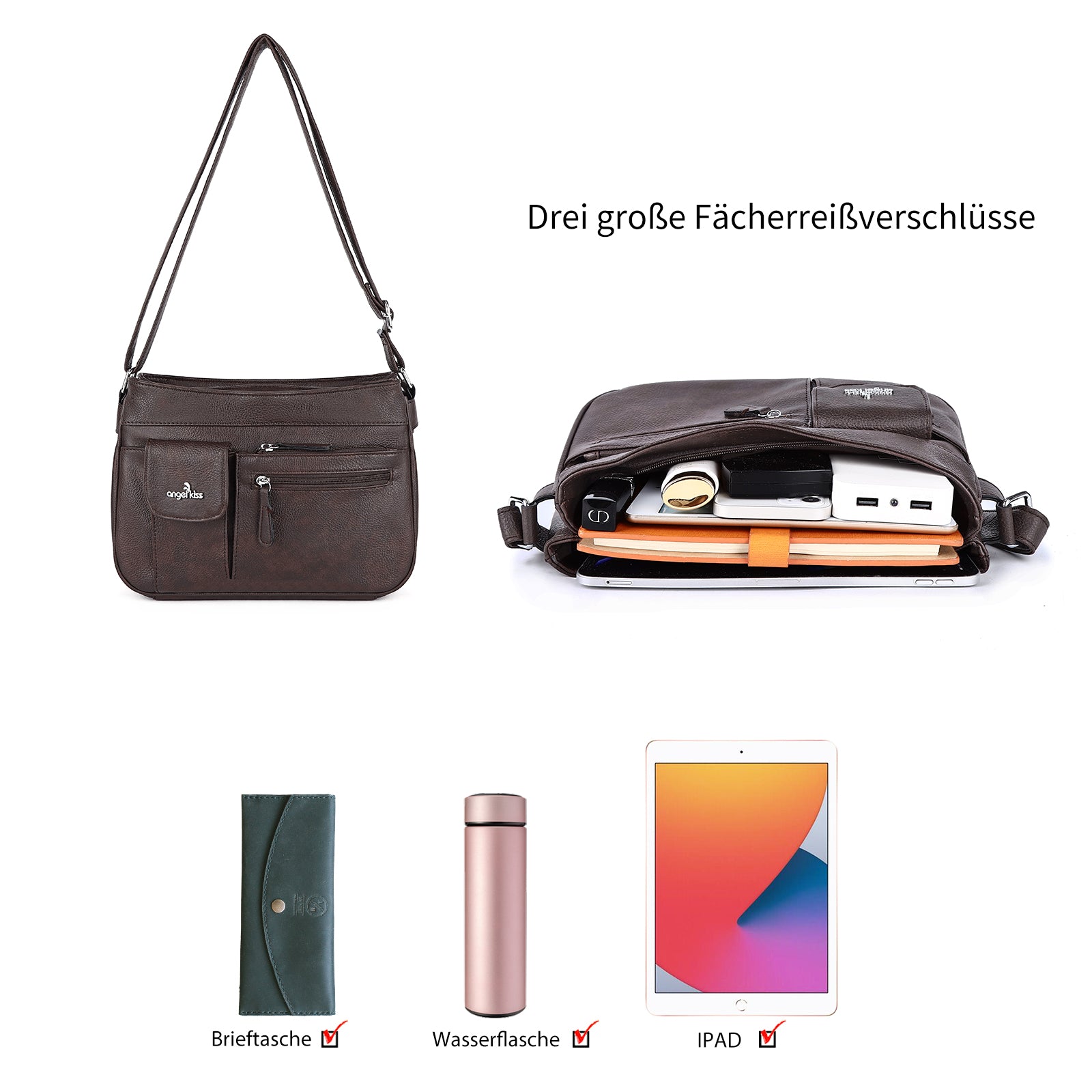 Stylish Daily Lightweight  women  LuxuryCrossbody Bag | Angel Kiss bag-Angelkiss Bag