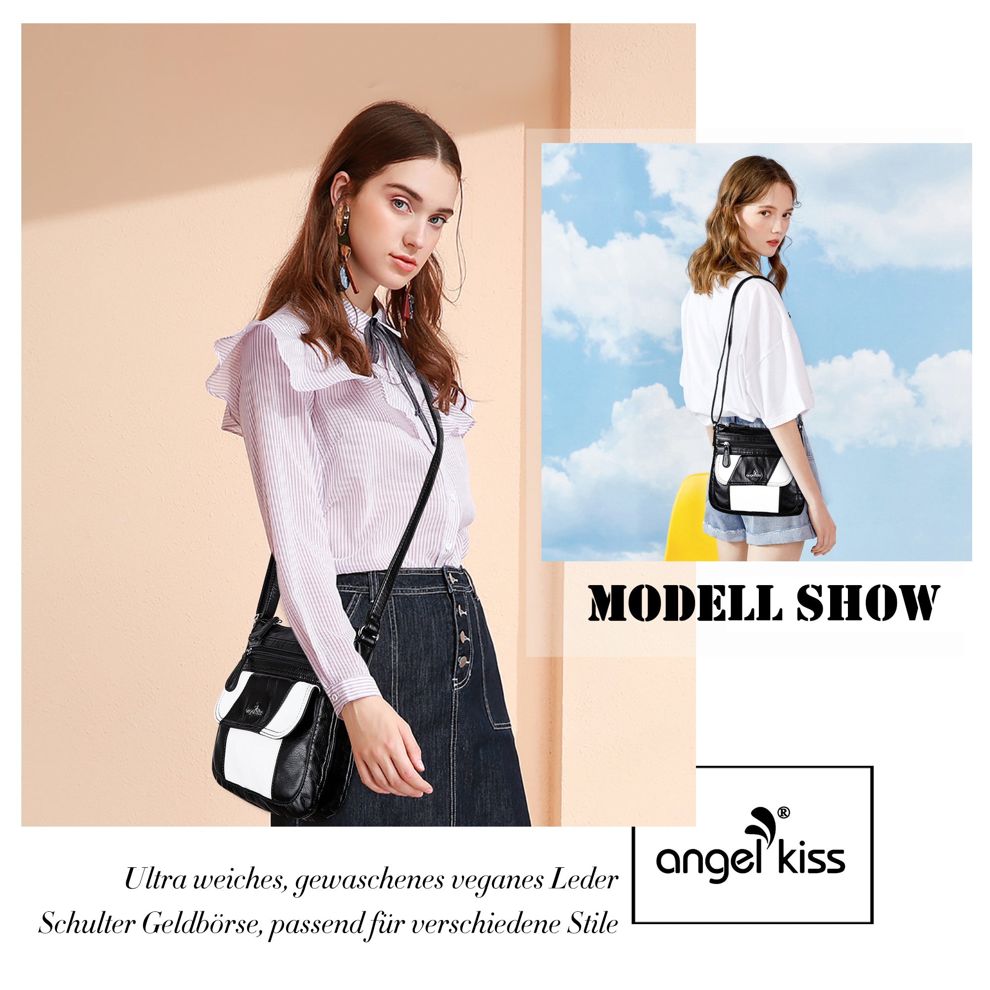 Women's Lightweight Daily Comfort shoulder bag-Angelkiss Bag