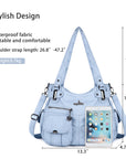 Fashionable Large Capacity Hobo Bag | Angelkiss Bag-Angelkiss Bag