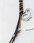 Handwoven Heart Keychain | Angelkiss Vintage Metal Pendant Bag Charm