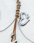 Handwoven Heart Keychain | Angelkiss Vintage Metal Pendant Bag Charm