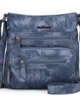 Women's tie-dye denim vintage crossbody bag-Angelkiss Bag