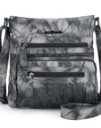 Women's tie-dye denim vintage crossbody bag-Angelkiss Bag