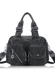 Vintage Green Handbag & Wallet Set|Large Capacity Tote for Women