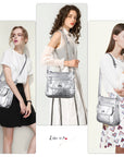 Women's business washed Comfort shoulder bag-Angelkiss Bag