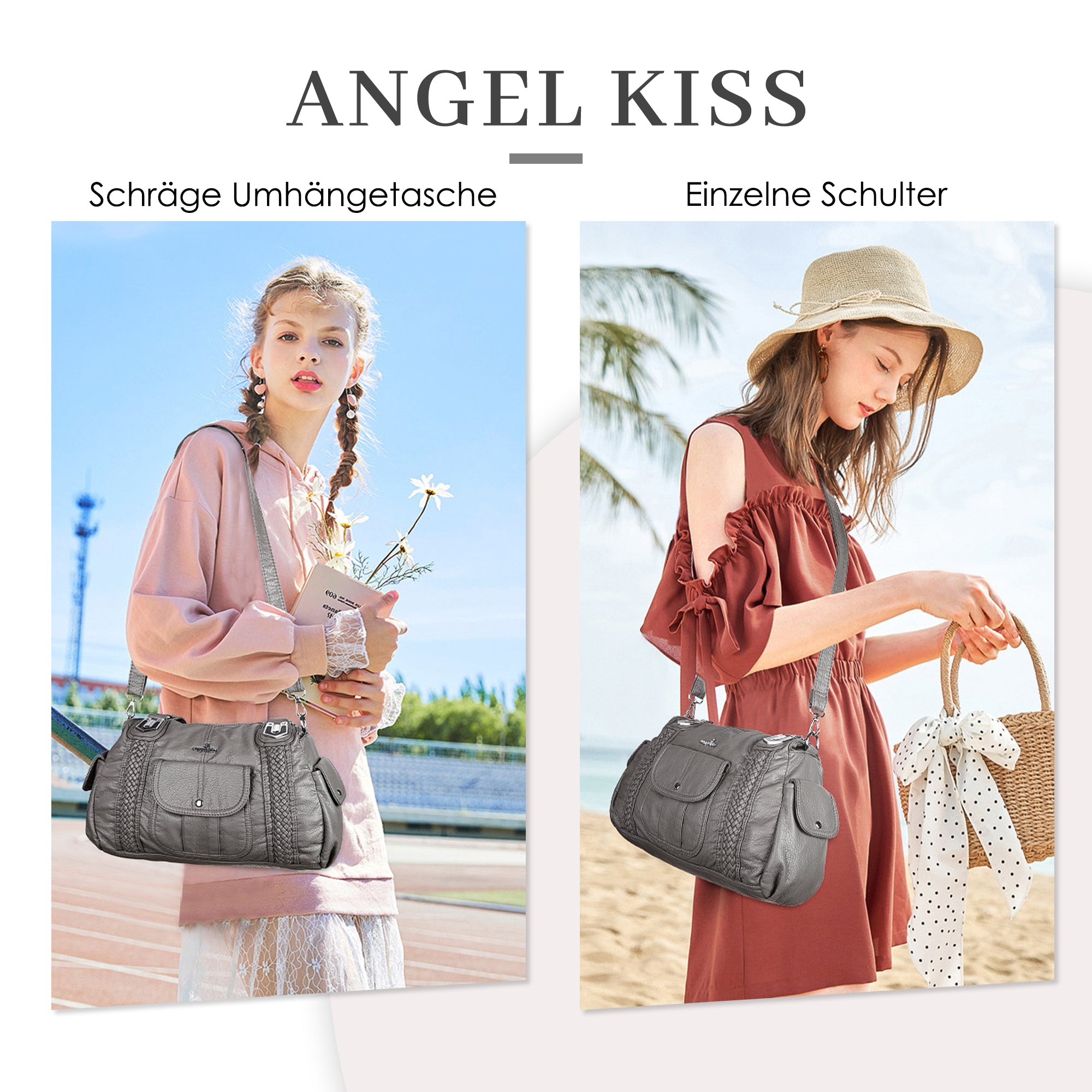 Women Waterproof Hobo Shoulder Purses and Handbags-Angelkiss Bag