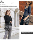Women's tie-dye vintage pu leather crossbody bag-Angelkiss Bag