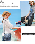 Women's tie-dye vintage pu leather crossbody bag-Angelkiss Bag
