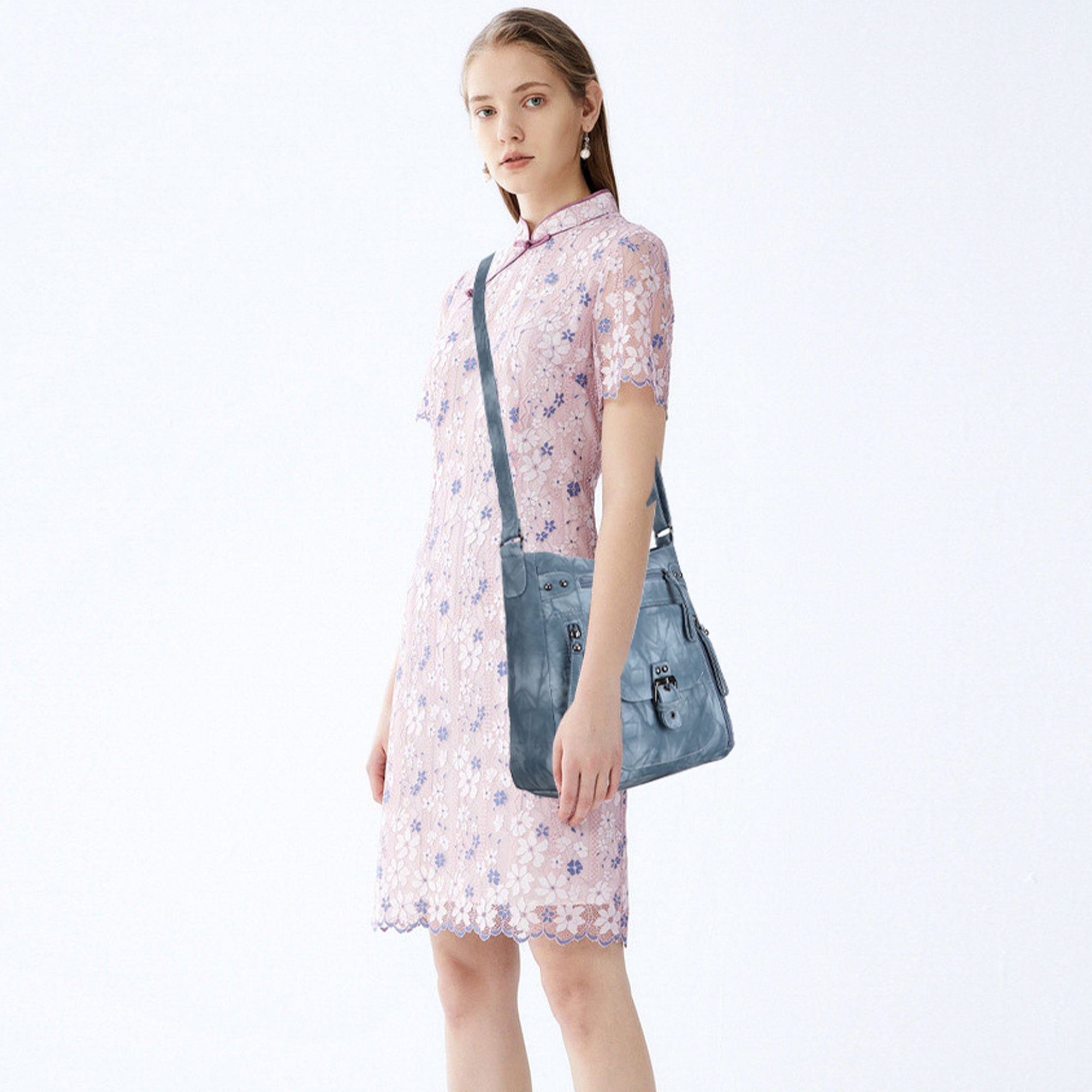 Soft Buckle Crossbody Purses for Women-Angelkiss Bag