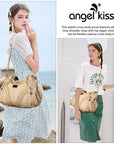washed roomy Daily women Waterproof unique hobo handbag-Angelkiss Bag