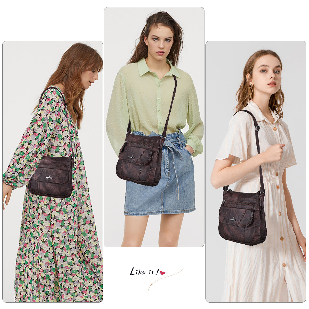 Women's tie-dye Daily shoulder bag-Angelkiss Bag