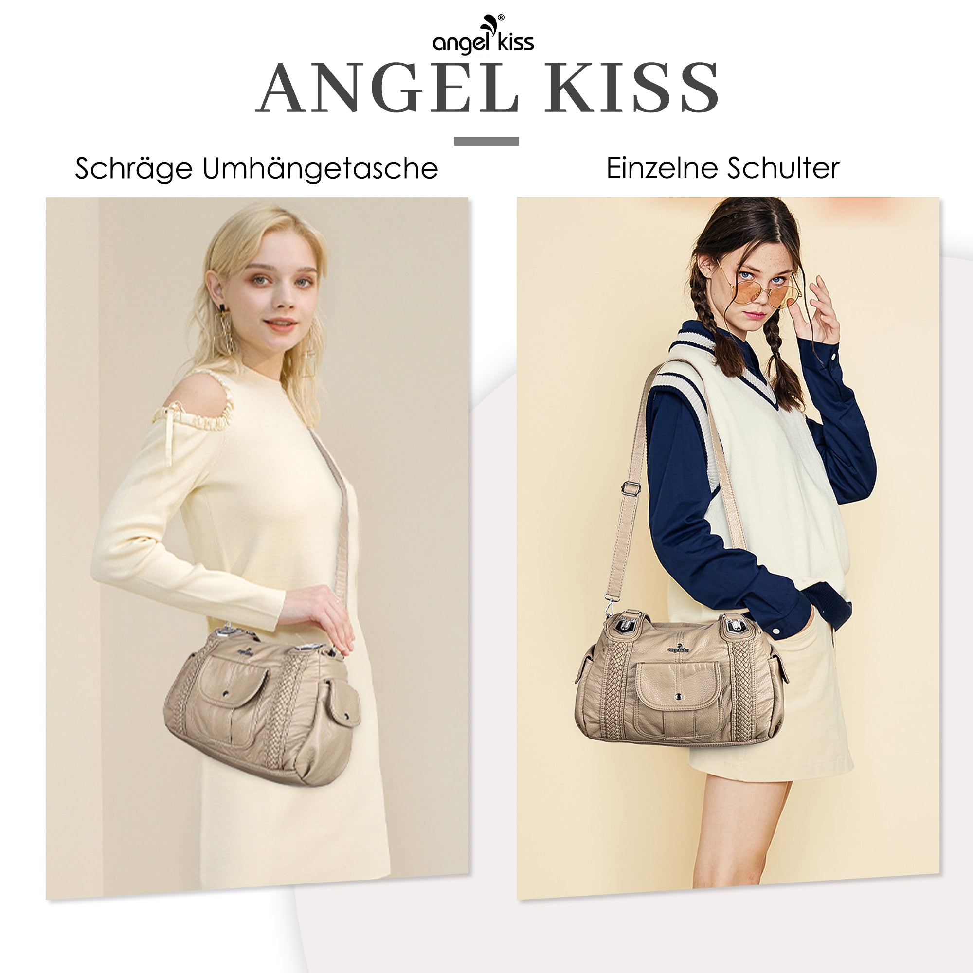 Women Waterproof Hobo Shoulder Purses and Handbags-Angelkiss Bag