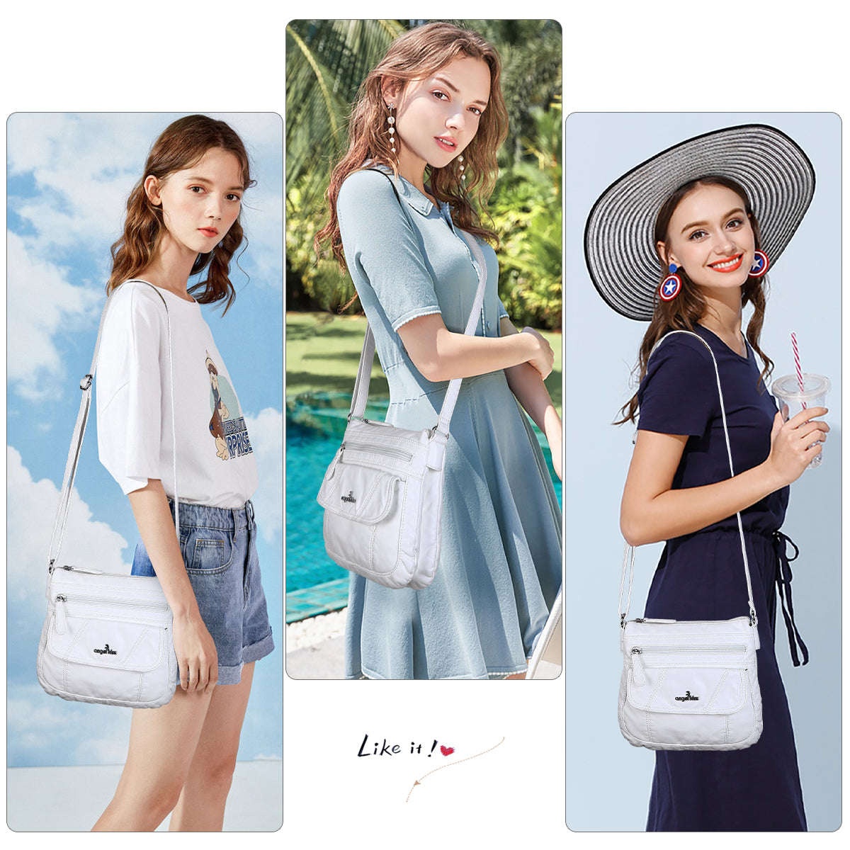 Women's Handbag Ladies purse Crossbody Bags-Angelkiss Bag
