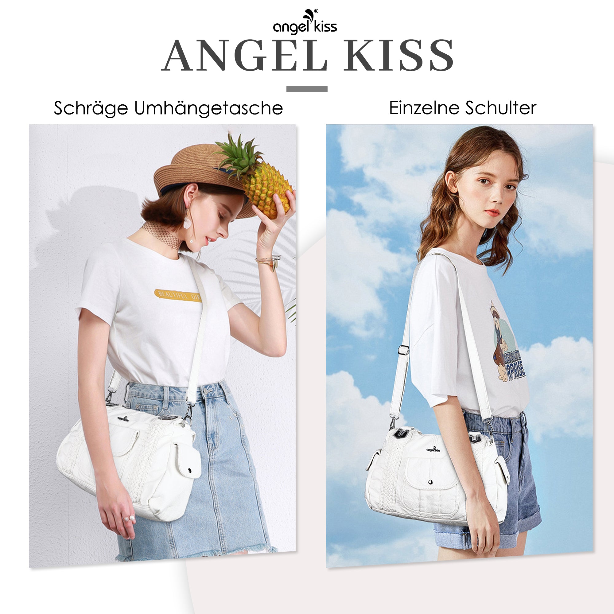 Women Waterproof Hobo Shoulder Purses and Handbags-Angelkiss Bag