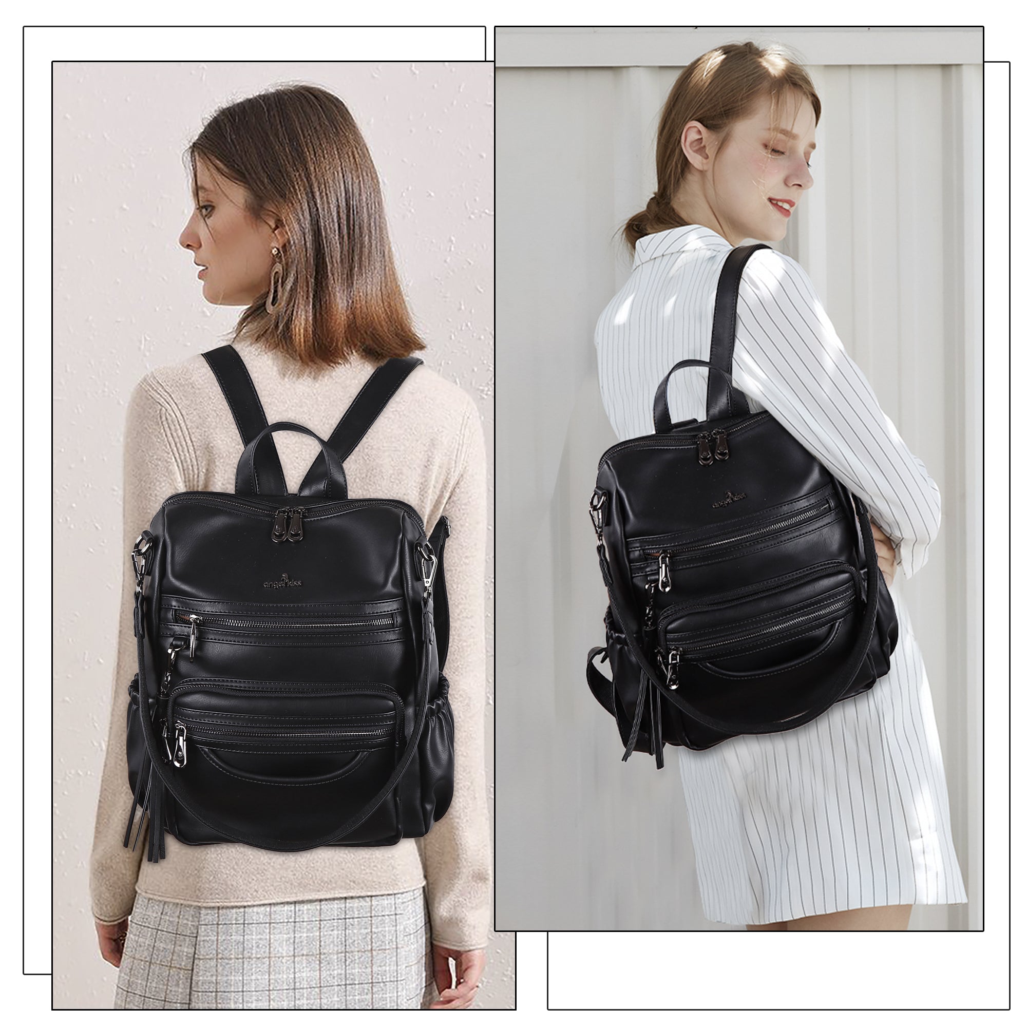 The best large capacity backpacks for weekends travel-Angelkiss Bag