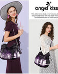 washed tie-dyeDaily women simple unique hobo handbag-Angelkiss Bag