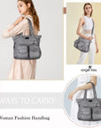 Large Muti-Pocket Women Hobo Shoulder Bag-Angelkiss Bag