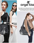washed tie-dyeDaily women simple unique hobo handbag-Angelkiss Bag