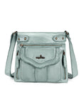 Women's black vintage crossbody bag