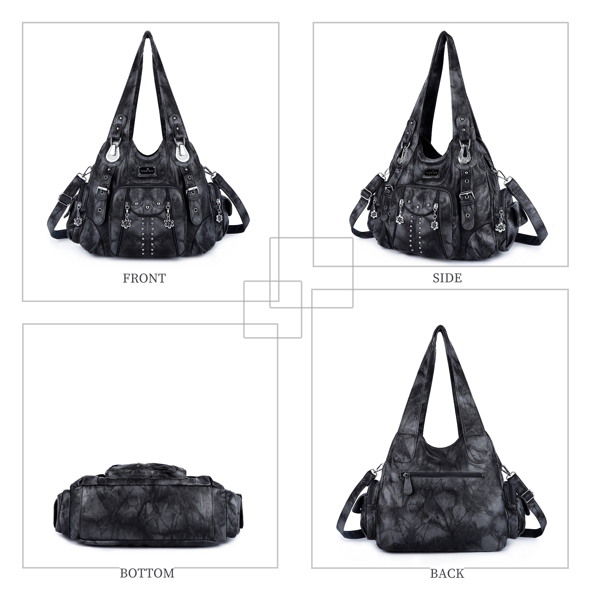 Roomy HOBO Women's Shoulder Bag-Angelkiss Bag
