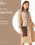 Women's tie-dye vintage pu leather crossbody bag-Angelkiss Bag