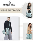 Large Muti-Pocket Women tie-dye Hobo Shoulder Bag-Angelkiss Bag