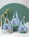 Washed Leather Multilayer separation individuality Handbag Unique Style For Women-Angelkiss Bag