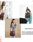 Solid color tie-dye crossbody bag-Angelkiss Bag