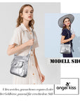 Women's business washed Comfort shoulder bag-Angelkiss Bag