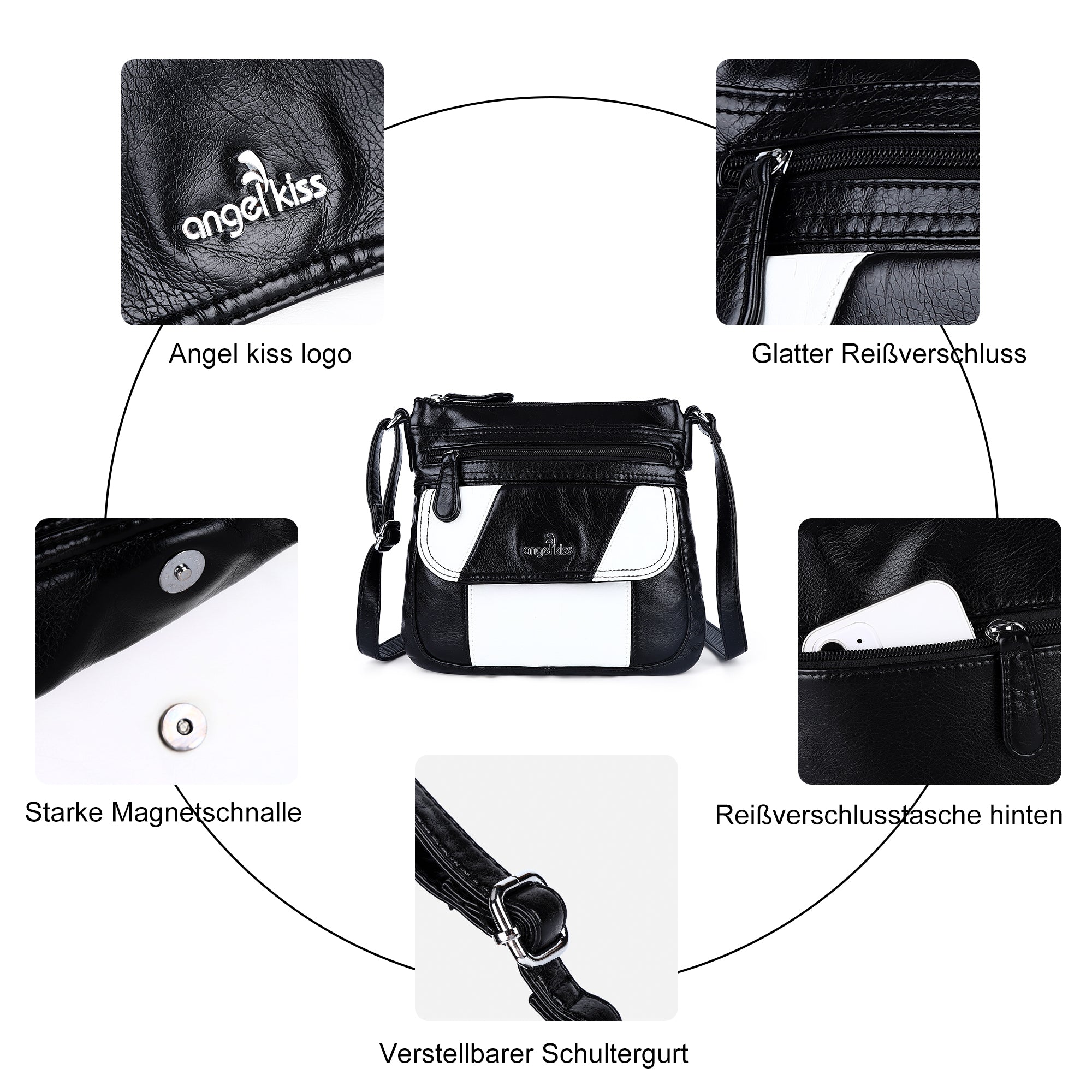 Women's Lightweight Daily Comfort shoulder bag-Angelkiss Bag