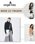 Large Muti-Pocket Women Hobo Shoulder Bag-Angelkiss Bag