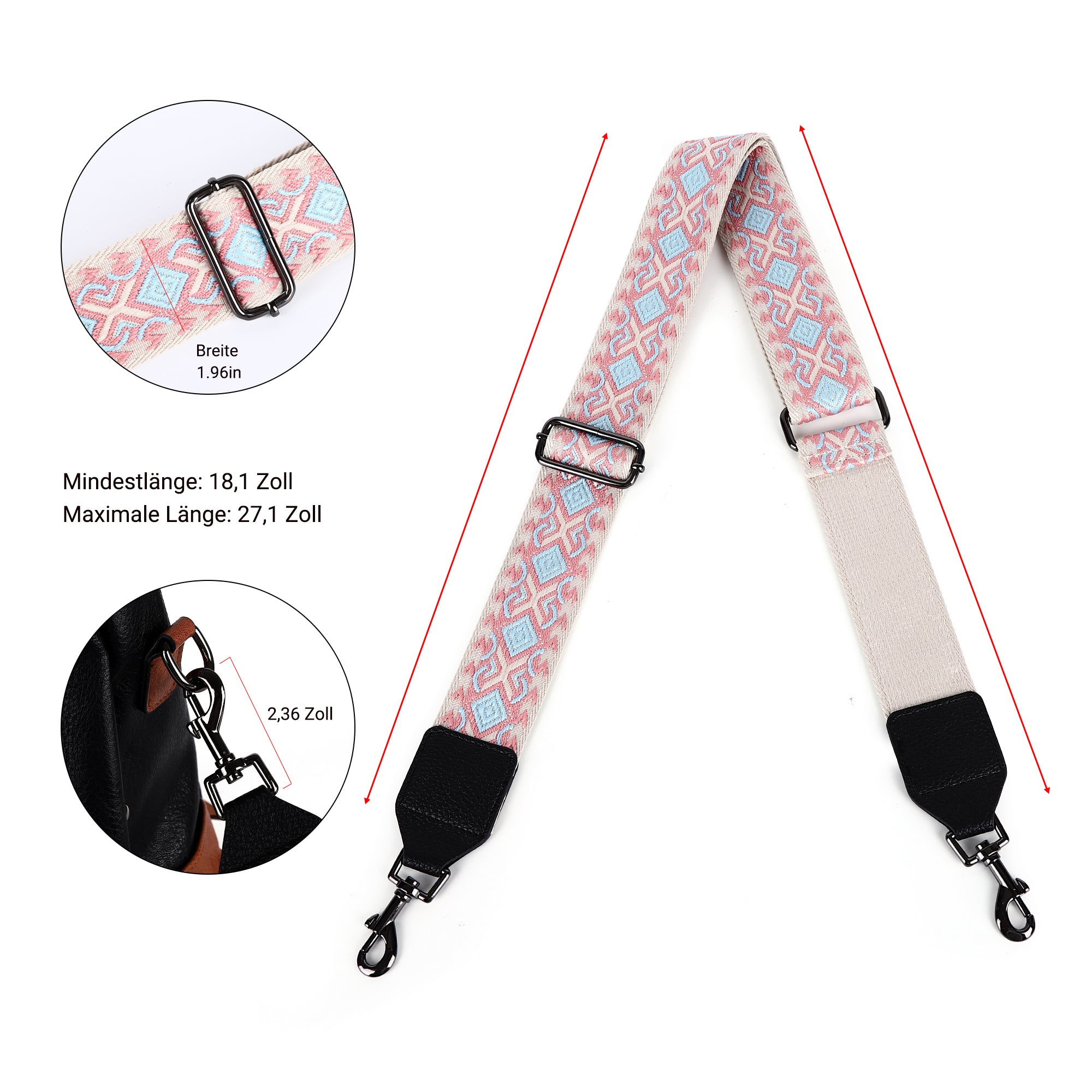Angel Kiss Purse strap, 2 "cowhide head instead of reclining adjustable tote strap broadband-Angelkiss Bag