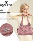 Women Waterproof Hobo Shoulder Purses and Handbags-Angelkiss Bag