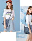 Women's tie-dye denim vintage crossbody bag-Angelkiss Bag