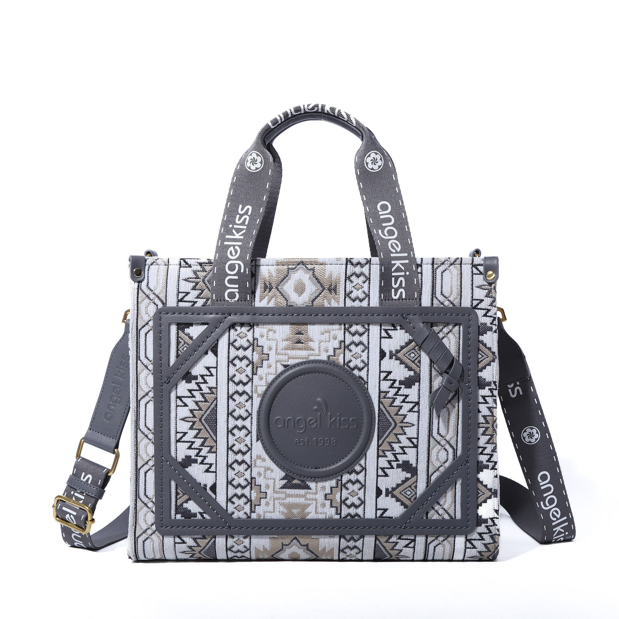 Antique tote shoulder bag-Angelkiss Bag