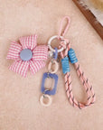 Floral Charm Pendant – Elegant Bloom Accessory for Bags key
