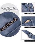 Women's tie-dye denim vintage crossbody bag-Angelkiss Bag
