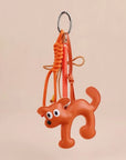 Cute Dog Colorful Beaded Keychain – Puppy Pendant