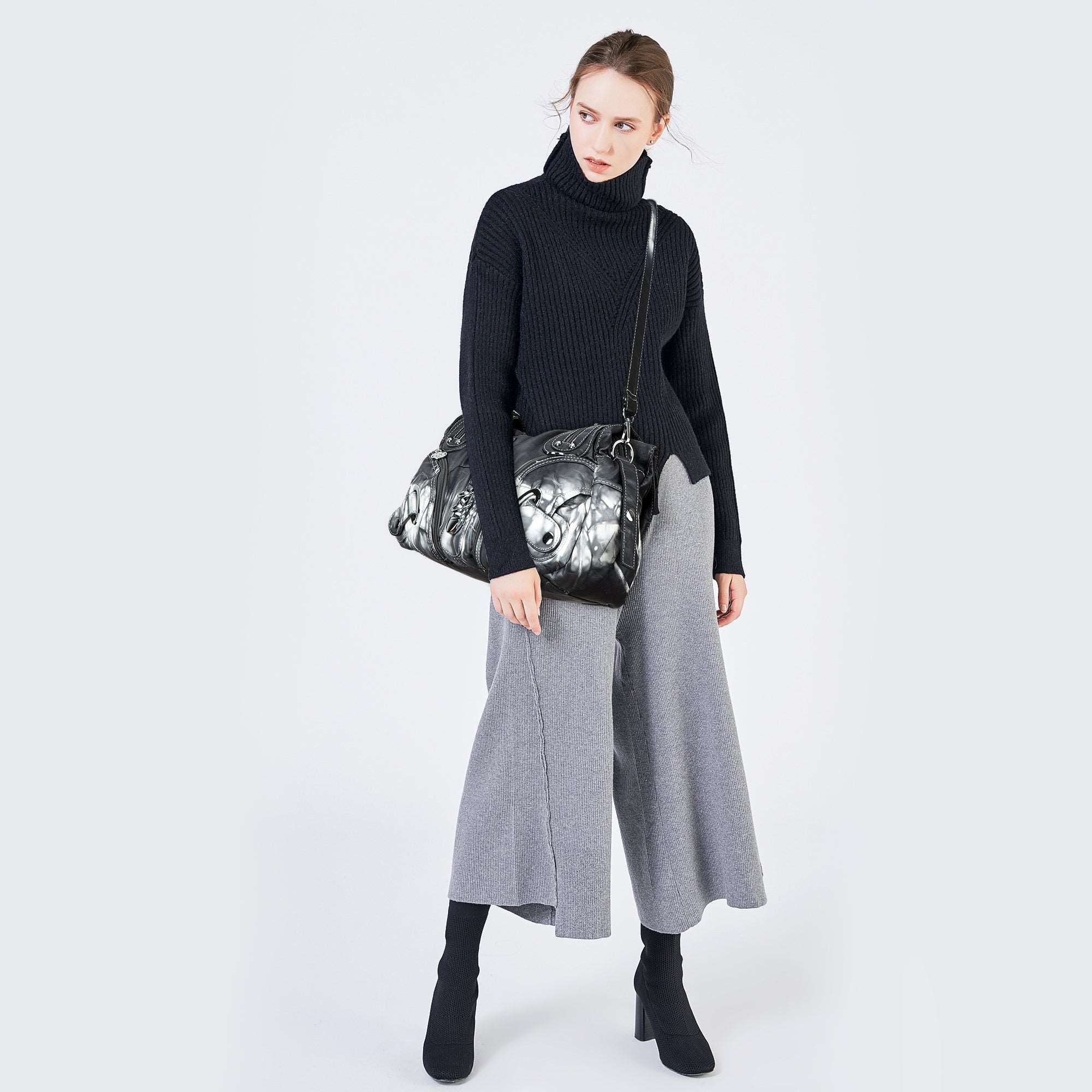 Hobo Tie-Dye Multilayer separation  Comfort Shoulder bag-Angelkiss Bag