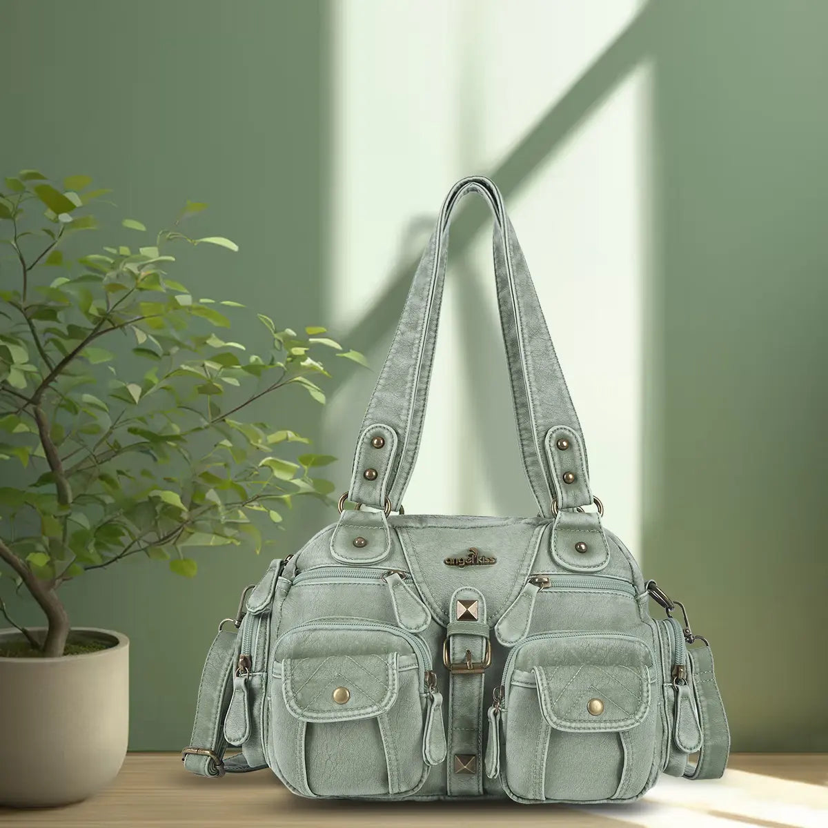 Women's vintage shoulder bag crossbody purse