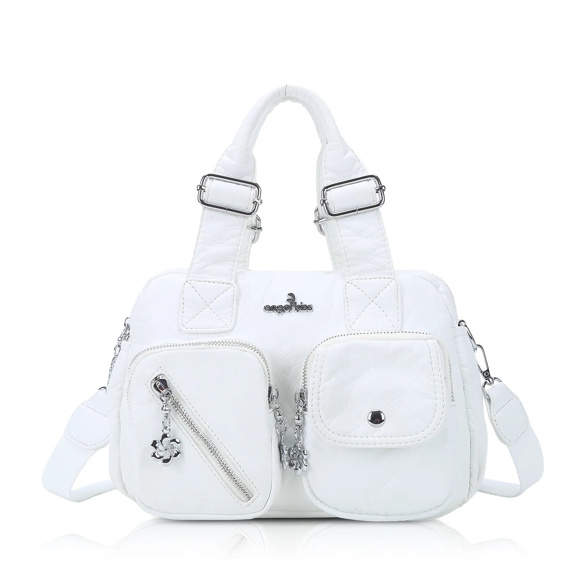 Vintage Green Handbag & Wallet Set|Large Capacity Tote for Women