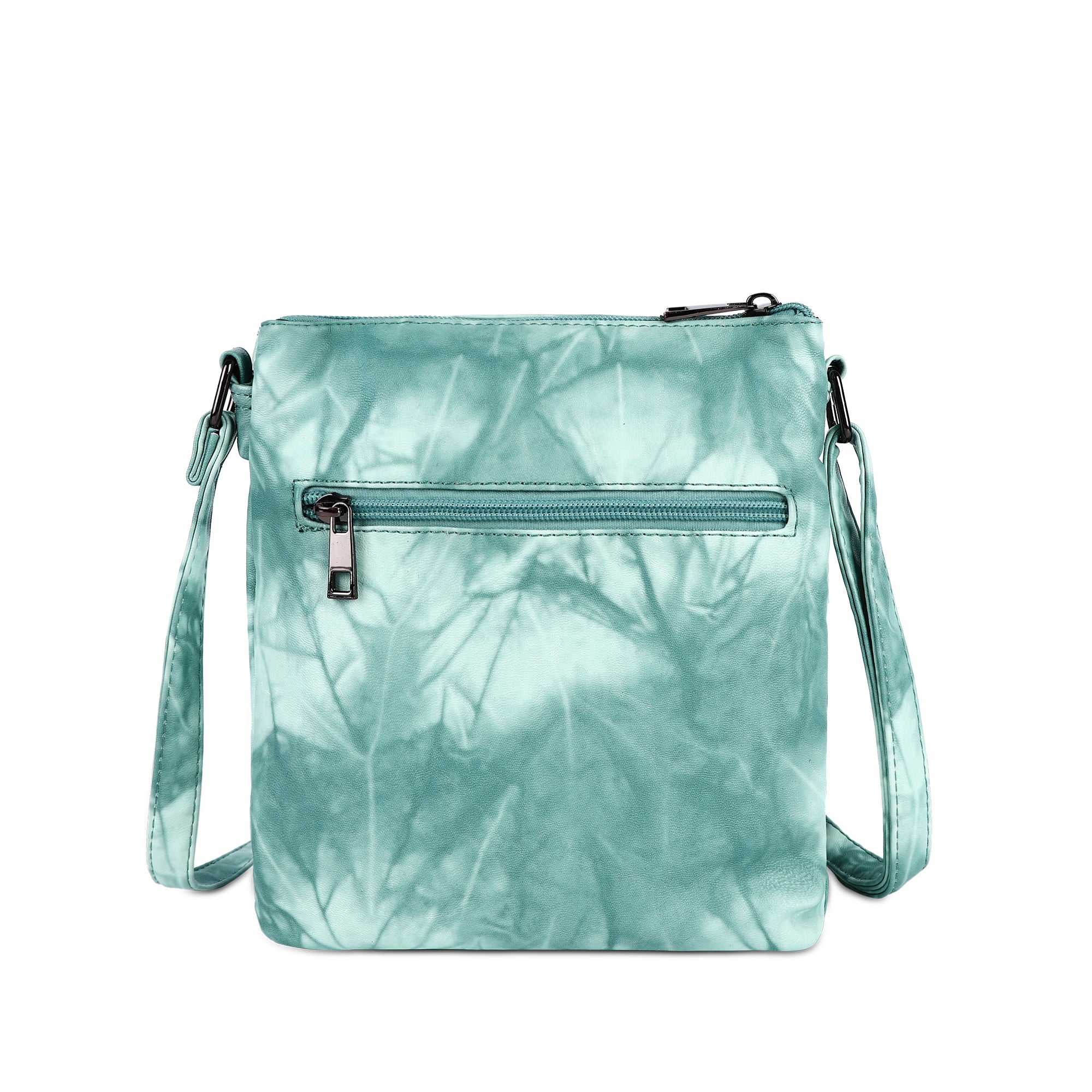 Women's tie-dye vintage pu leather crossbody bag-Angelkiss Bag