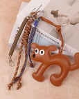 Cute Dog Colorful Beaded Keychain – Puppy Pendant