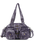 Washed Leather denim design Handbag Unique Style For Women Crossbody Bag